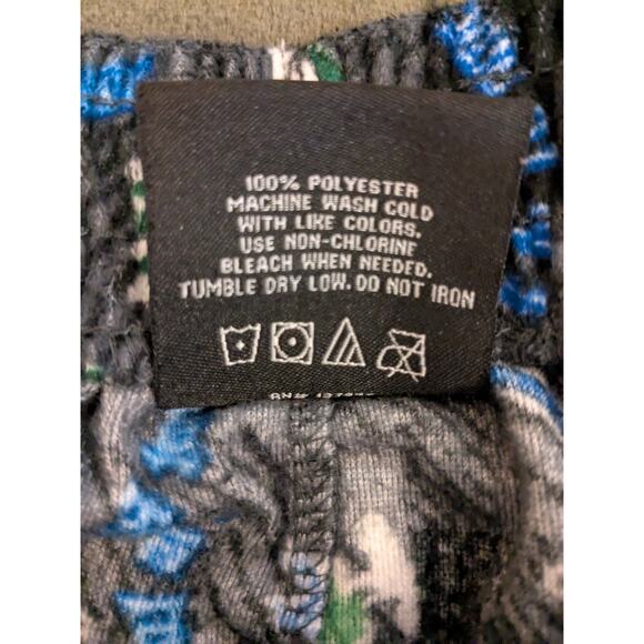 Hawke & Co Men's Size M Gray Skiing Penguin Print Pajama Pants Drawstring - Picture 7 of 7